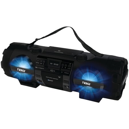 Naxa CD/MP3 Bass Reflex Boom Box and PA System with Bluetooth NPB-262